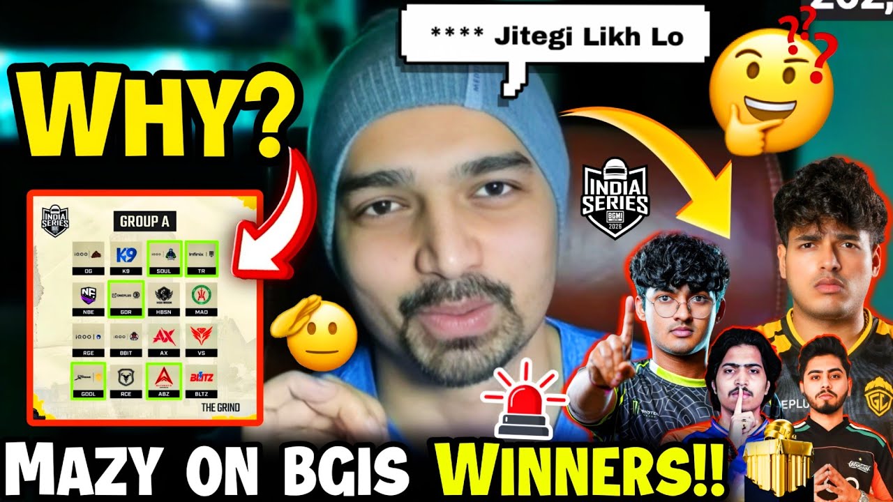 🚨Mazy on BGIS Winners!!🏆💥 Why Group A Different?💀 BGIS to PMGO Possible?🤔