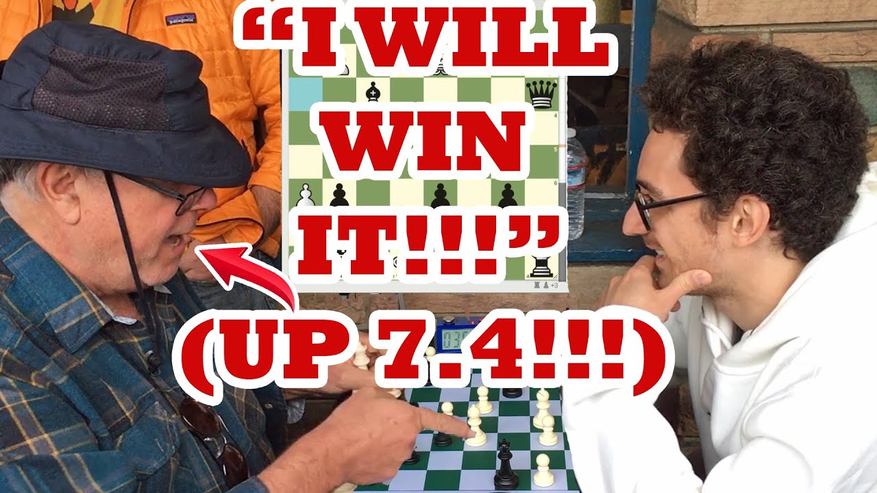 GM Fabiano Caruana Losing By 7.4 vs. Trash Talker! The Great Carlini vs GM Fabiano Caruana