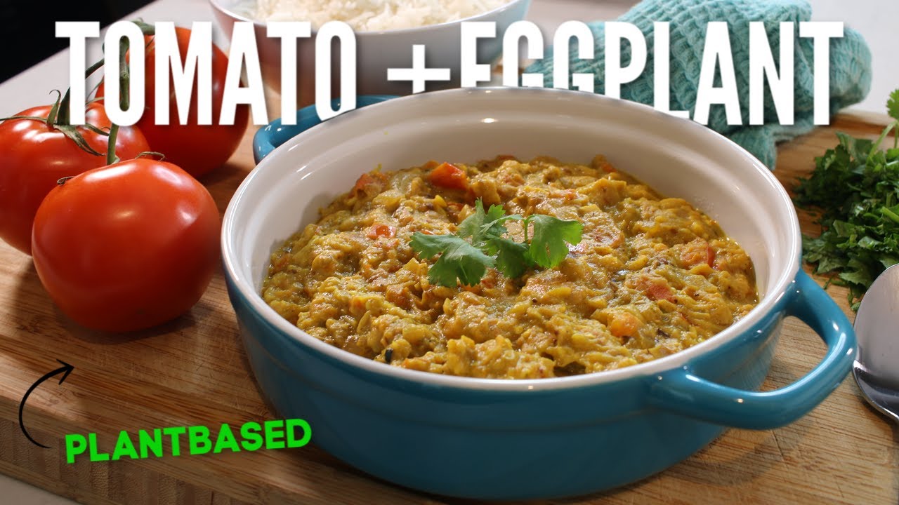 This Tomato & Eggplant Indian Curry is Simple and Amazing!