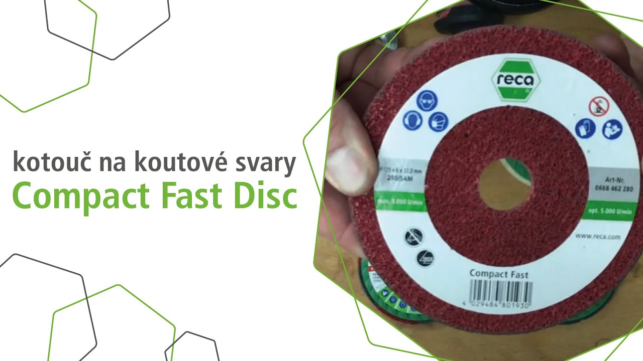 RECA kotouč na koutové svary Compact Fast Disc