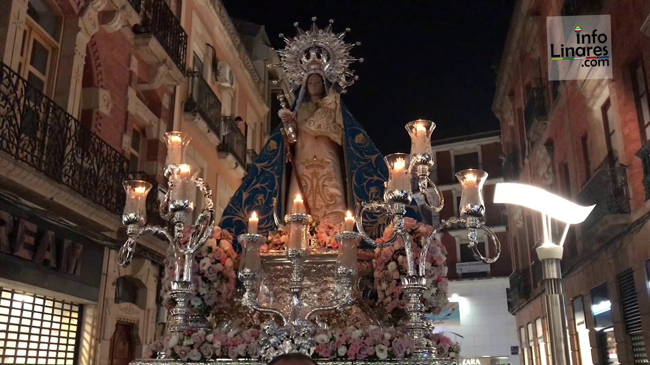 Info Linares - Traslado solemne Virgen de Linarejos a Basílica de Santa María - Septiembre 2019