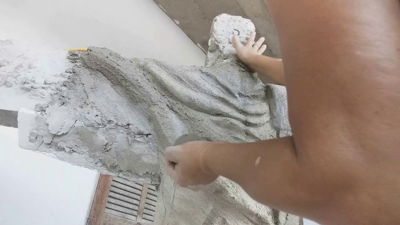 DIY:ESCULTURA EM CIMENTO CRISTO REDENTOR