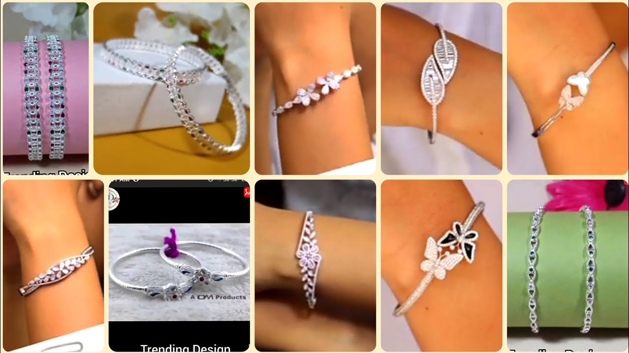 150+Letest trending silver bracelet designs for girls|2026silver bracelet rupar hater churi#bracelet