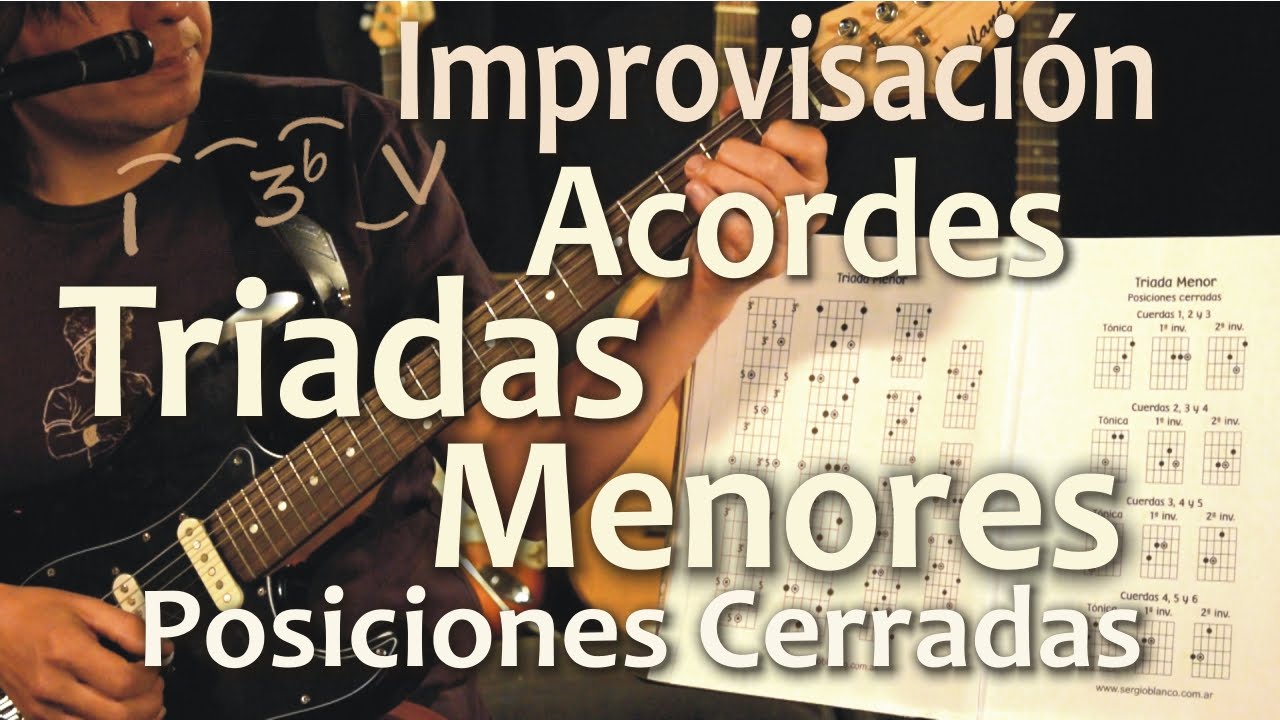Escala Mayor en Guitarra 8 - Triadas Menores 2 Tutorial #15