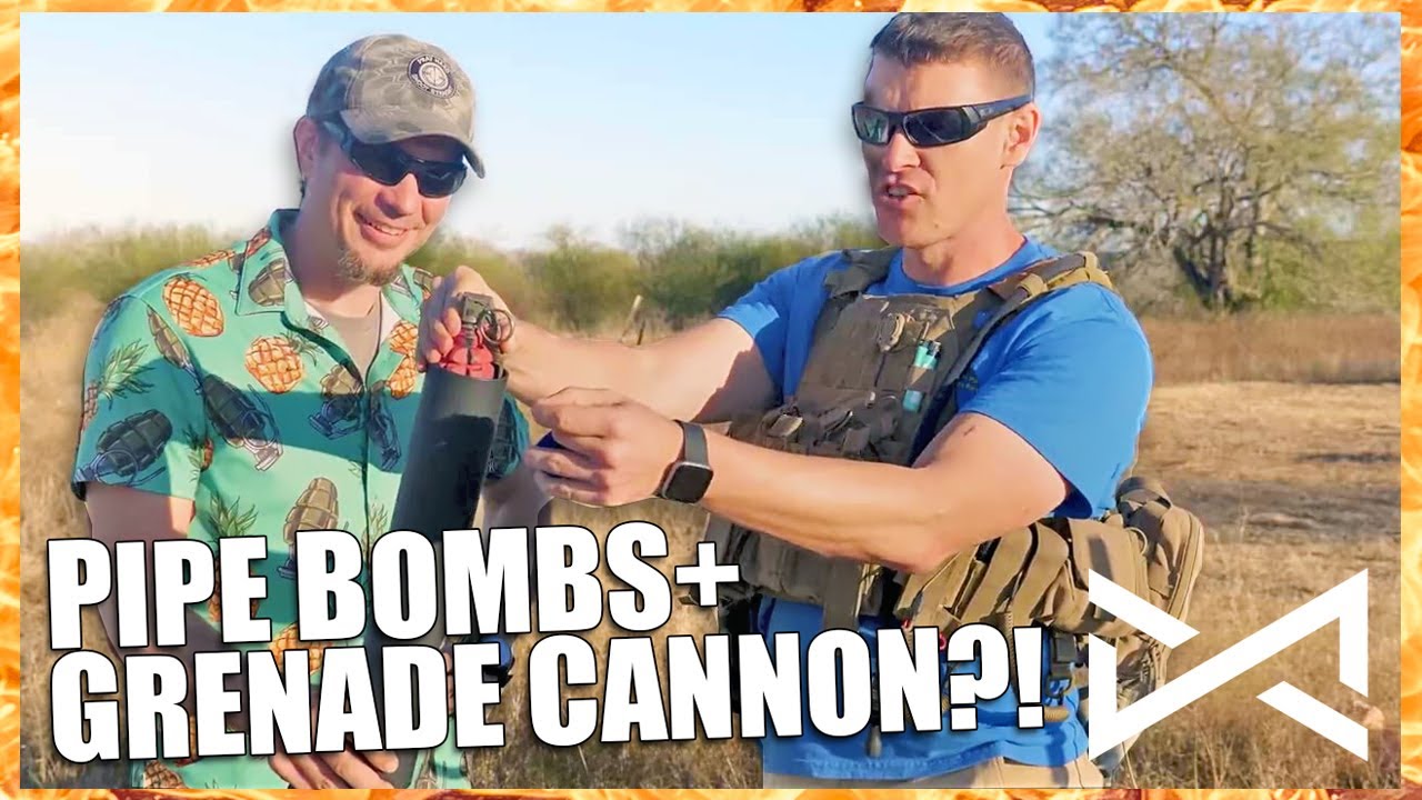 Can Cannon Launched Pipe Bombs And Grenades With Top Shot Dustin