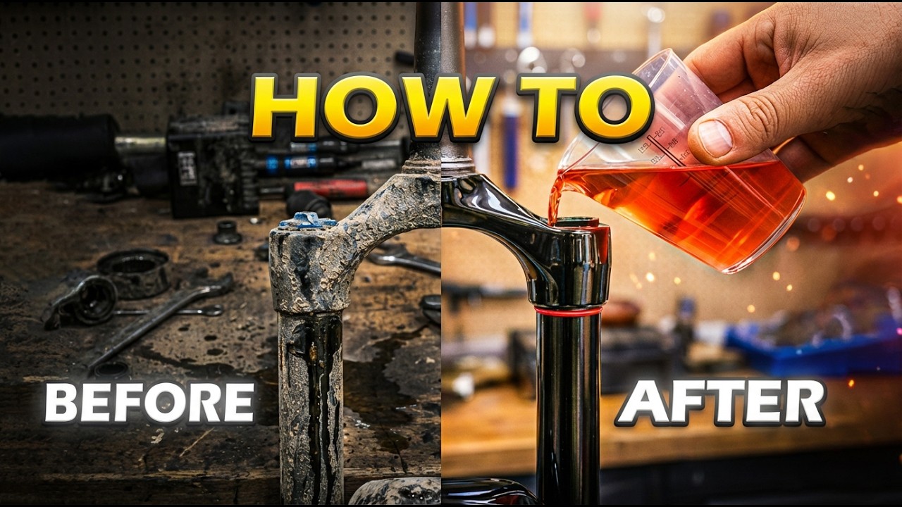 How To Service Bicycle Fork At Home - RockShox Fork Rebuild