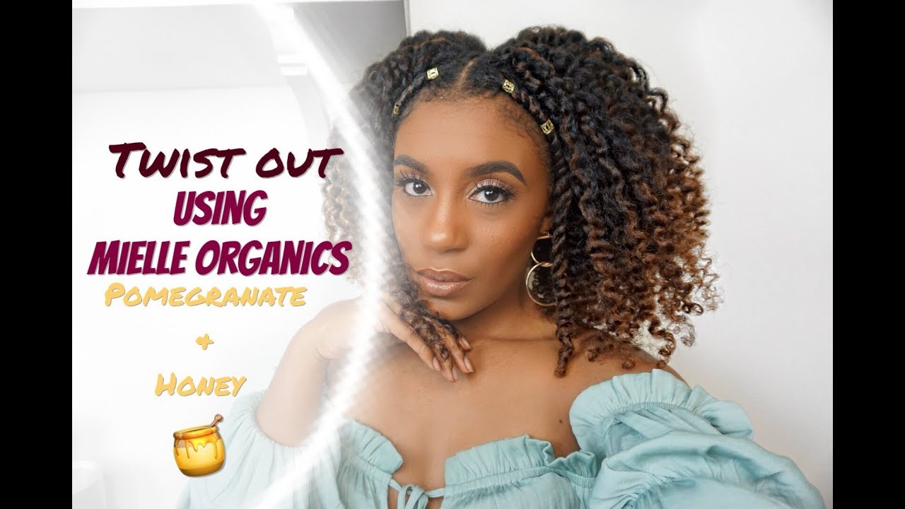 Defined Twist Out Type 4 hair |Mielle Organics Pomegranate and Honey Collection