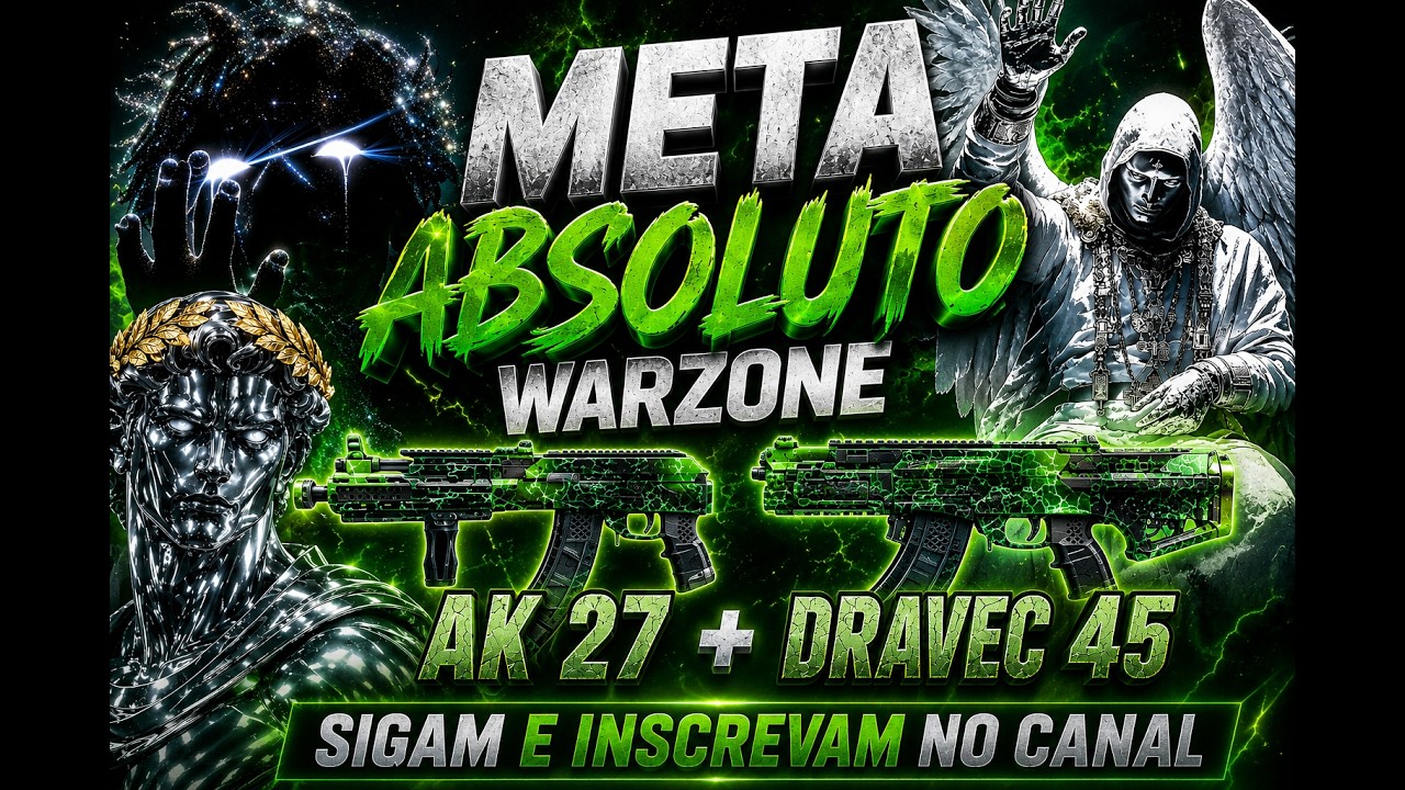 🔥 META ABSOLUTO WARZONE! AK-27 + DRAVEC 45 DOMINANDO AS PARTIDAS 🔥