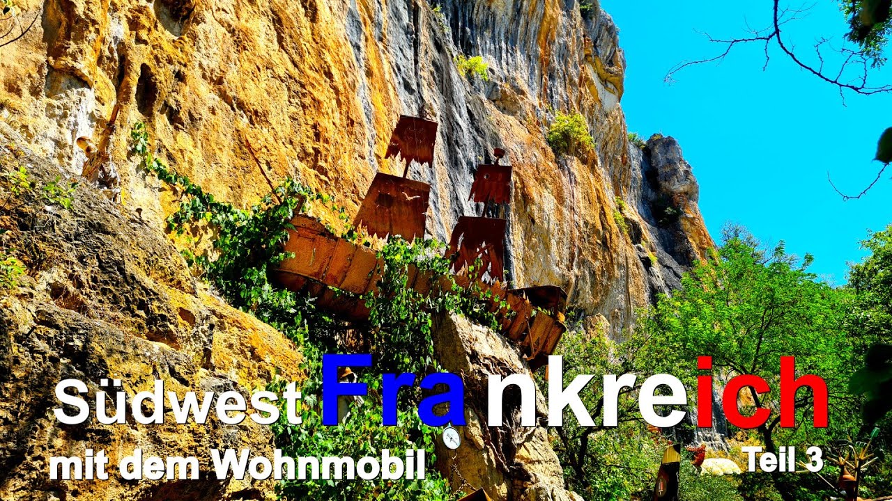 Unbekanntes Frankreich: Stellplätze + Radtouren + 📅Juli/Aug. (Tal der Célé)