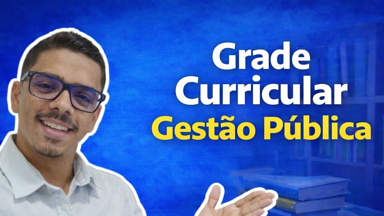 Grade curricular do Tecnólogo em Gestão Pública 