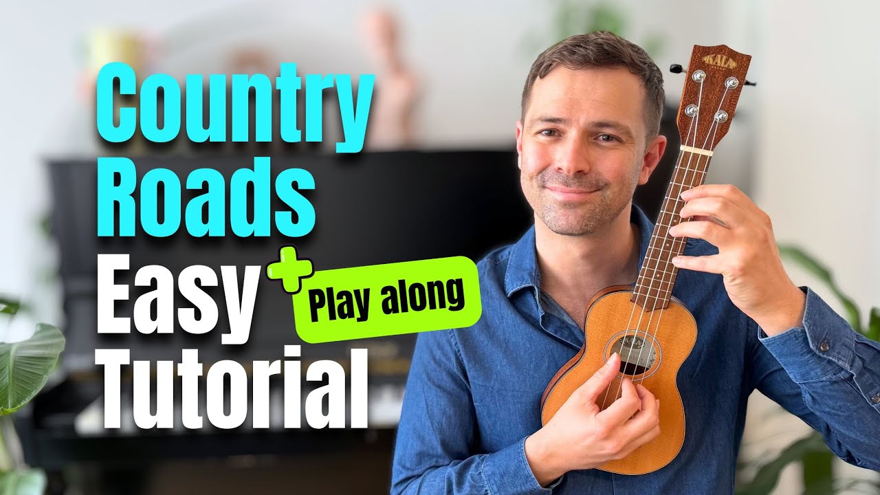 Take Me Home, Country Roads – EASY Ukulele Tutorial (with Cowboy Strum!)