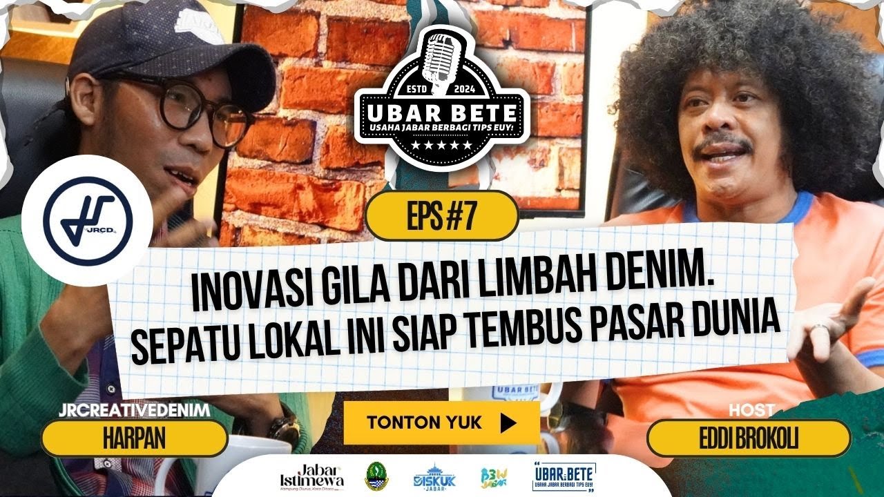 Jabar ga akan kehabisan UMKM Kreatif. Kain Sisa Denim bisa disulap jadi sepatu kece!! | EPS 7
