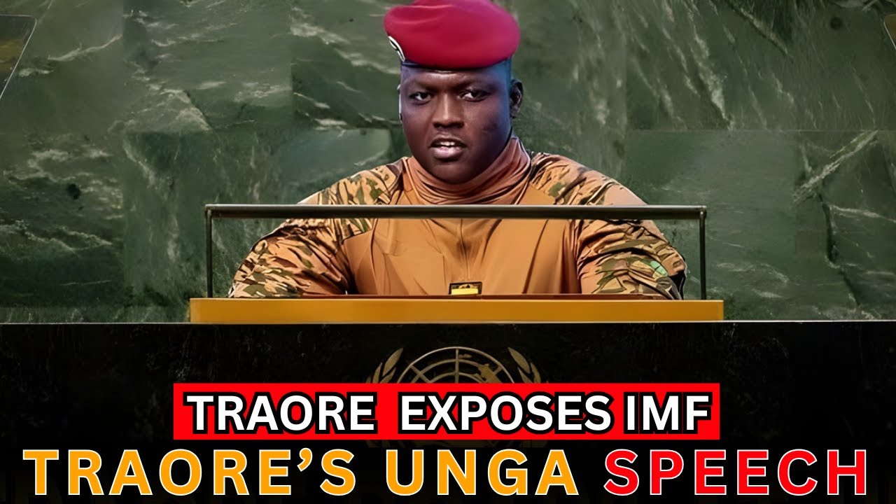 Ibrahim Traor&eacute;&rsquo;s UNGA Speech Exposes 7 IMF Lies &mdash; The World Is STUNNED!#IbrahimTraore #UNGA #burkina