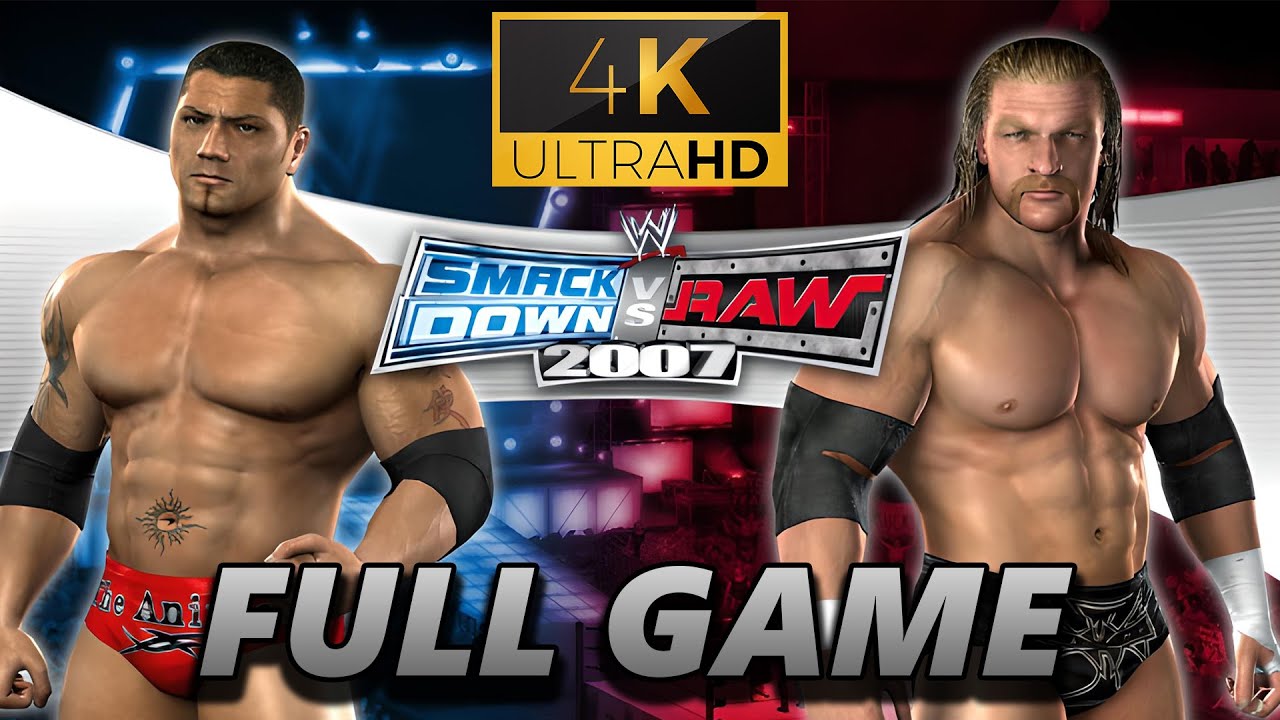 WWE SmackDown vs. Raw 2007: The Complete Walkthrough  -SEASON-  (FULL GAME) 4K