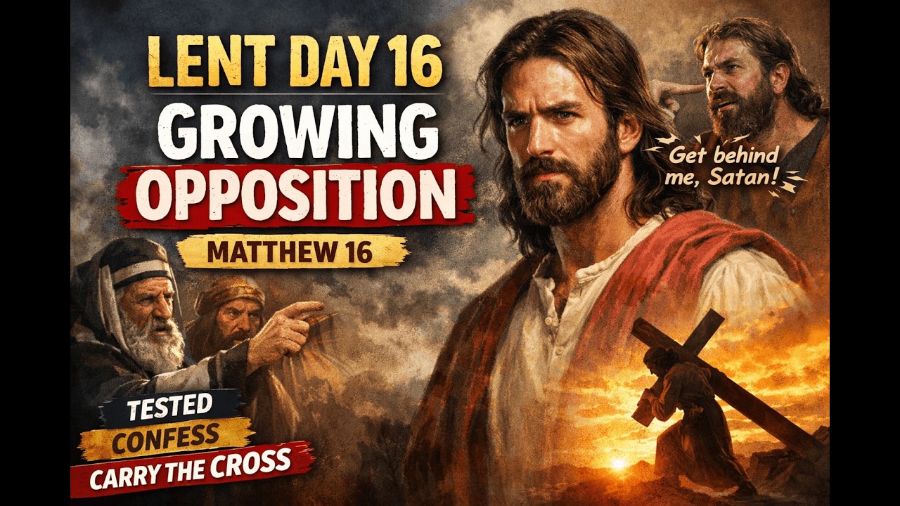 Lent Day 16 | लेंट डे 16 | Matthew 16 | मैथ्यू 16 | मैं पीछे नहीं हटूँगा!