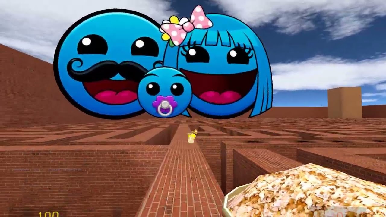 I FOUND ALL THE NEXTBOT FAMILIES IN MAZE In Garry's Mod!