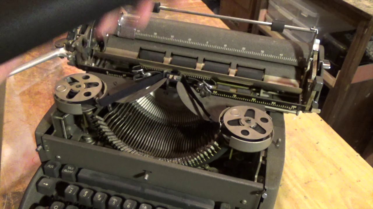 1950 Remington SuperWriter Typewriter (Goodbye Old Friend)
