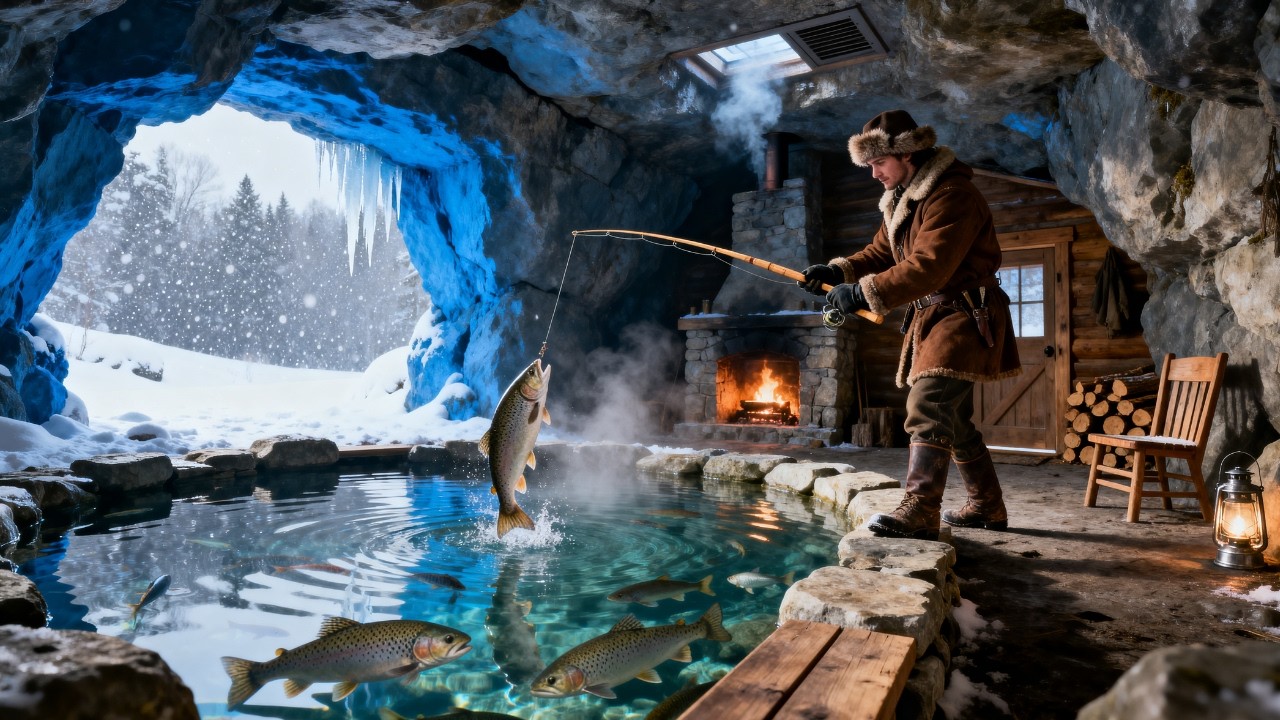 Kicked Out At 19, He Built a Fish Pond in a Cave—The Town Begged for His Catch During Great Blizzard