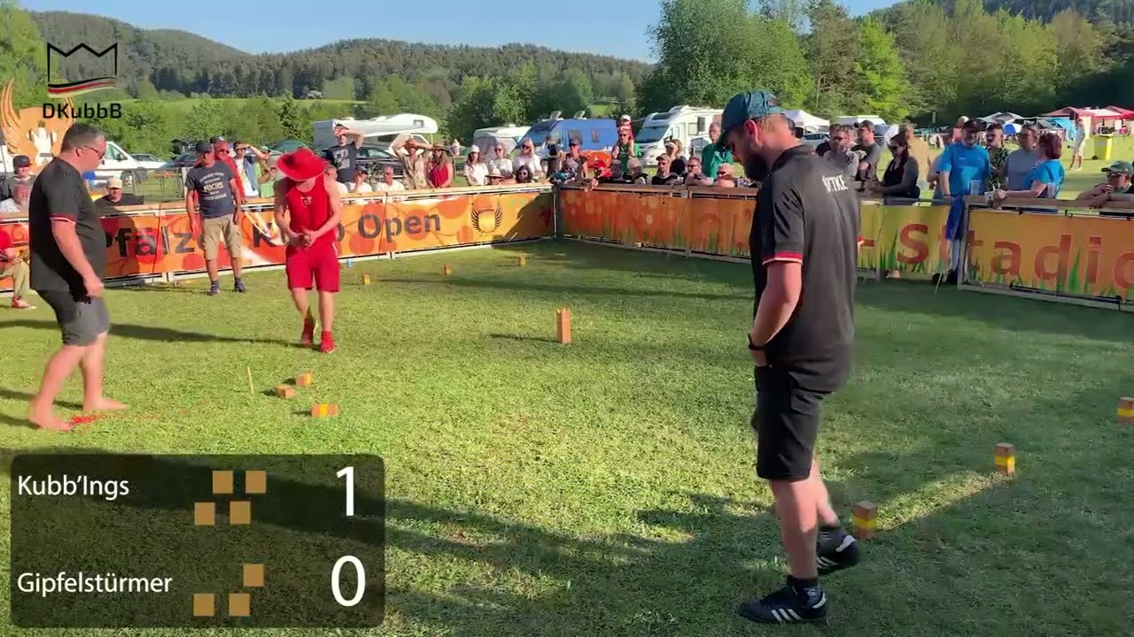Finale Pfälzer Kubb Open 2024 - Kubb'Ings vs. Gipfelstürmer (Bo5) - Das Original