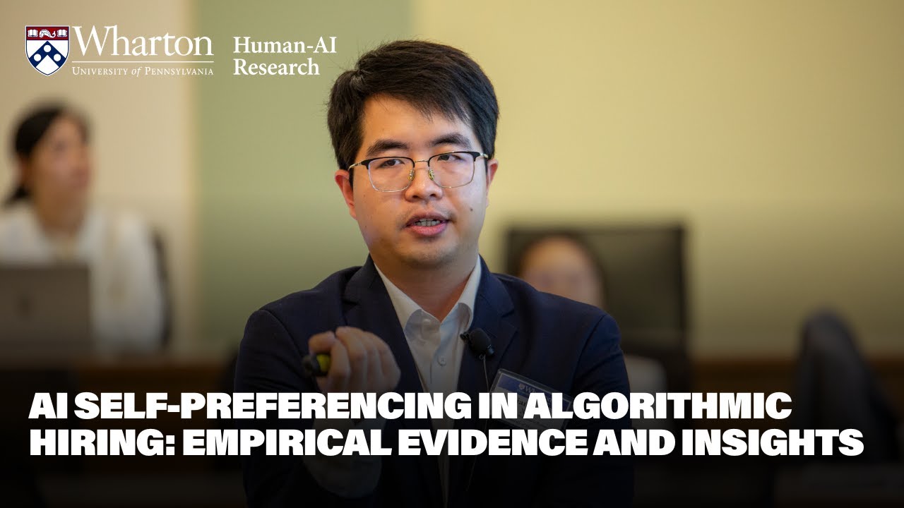 AI Self-preferencing in Algorithmic Hiring: Empirical Evidence and Insights