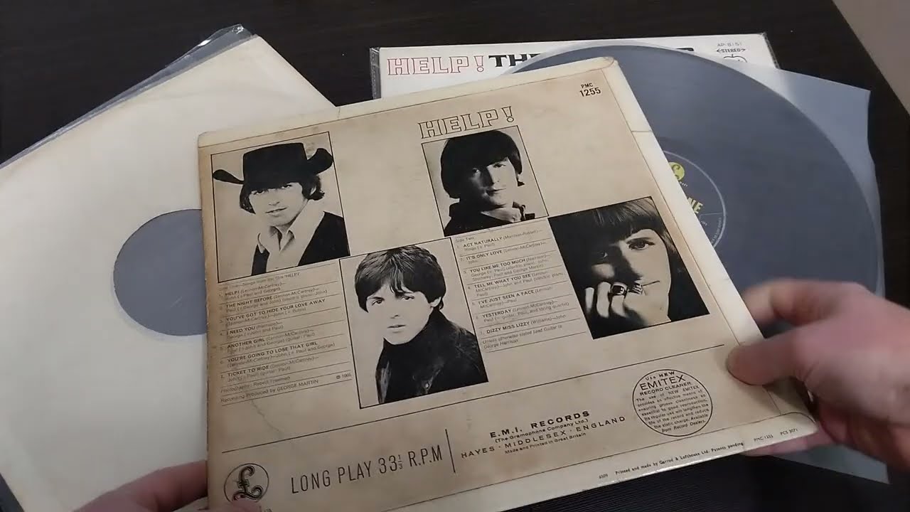 The Beatles. Help. Винил и CD. Моя коллекция