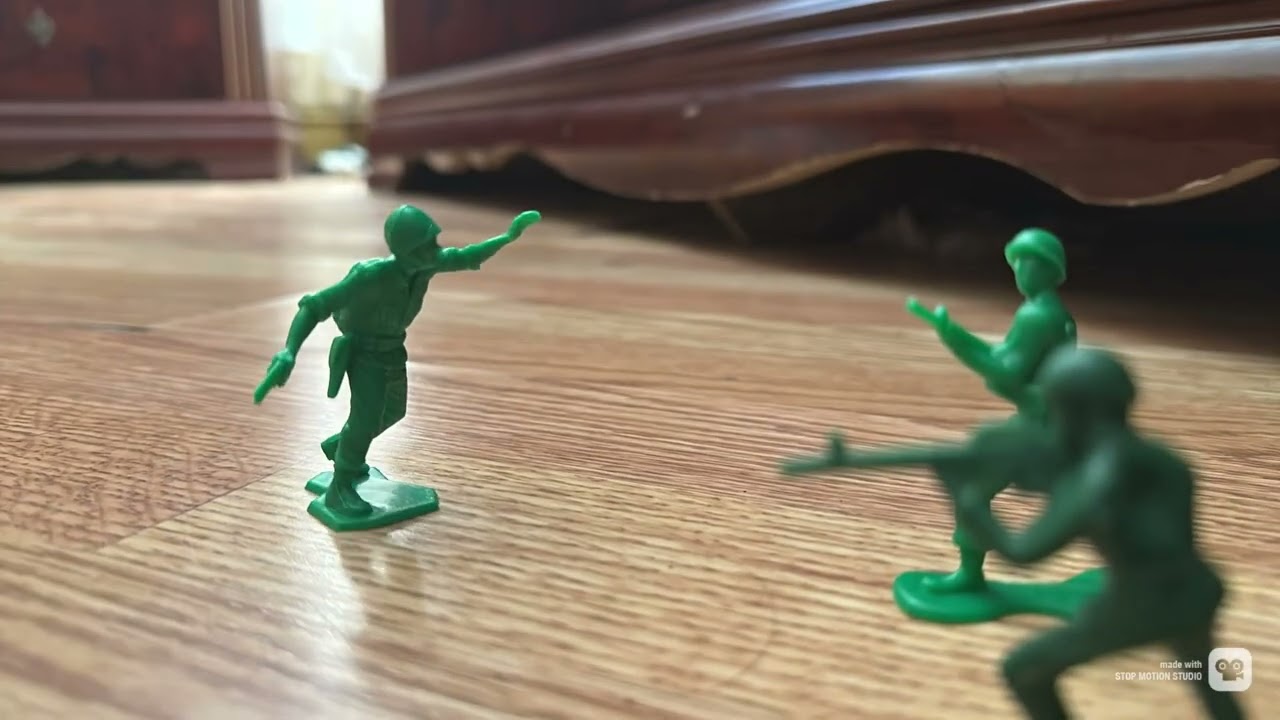Toy soldier test animation first time trying to animate toy army men 