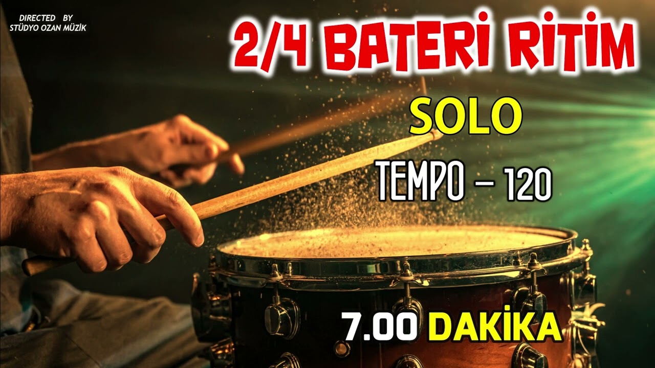 2/4 Ritim Bateri Solo tempo 120