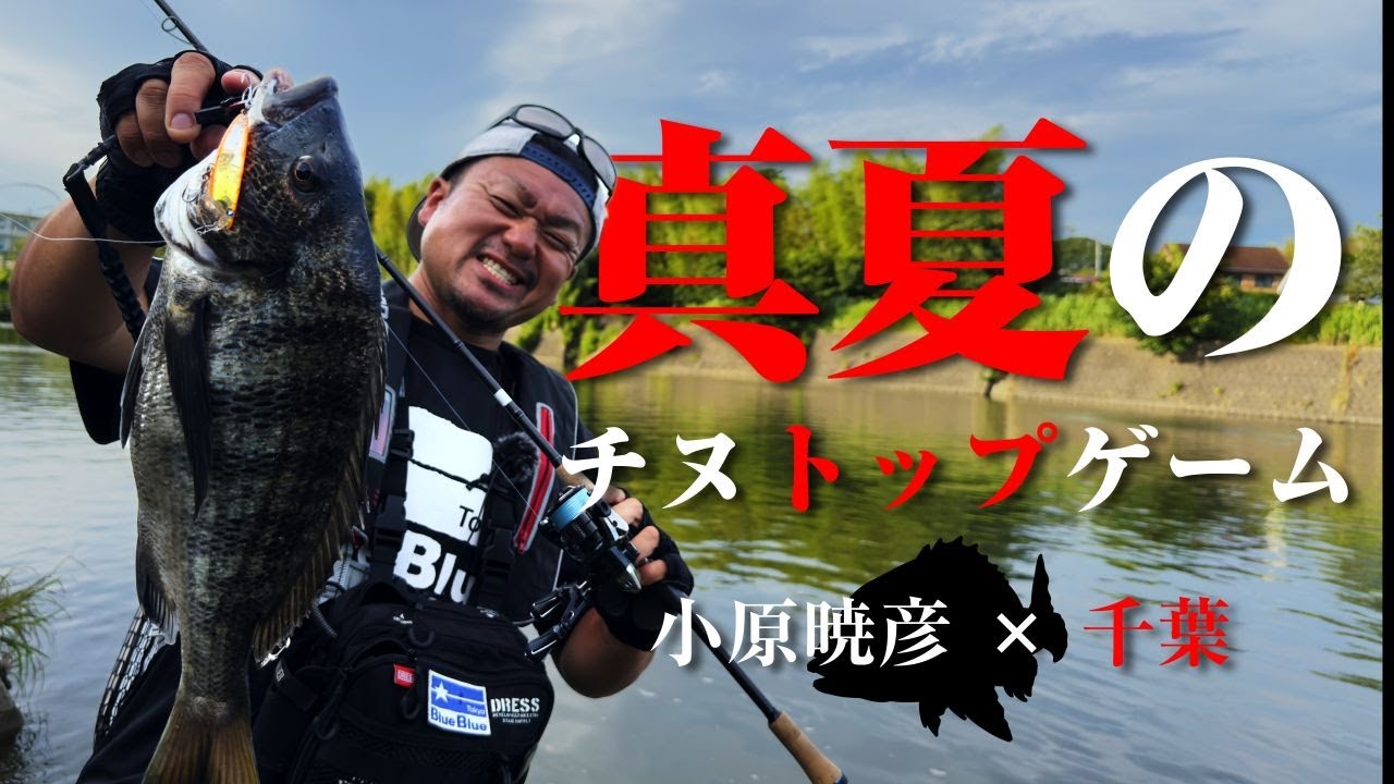 小原暁彦 千葉の河川で狙う真夏のクロダイトップゲーム！