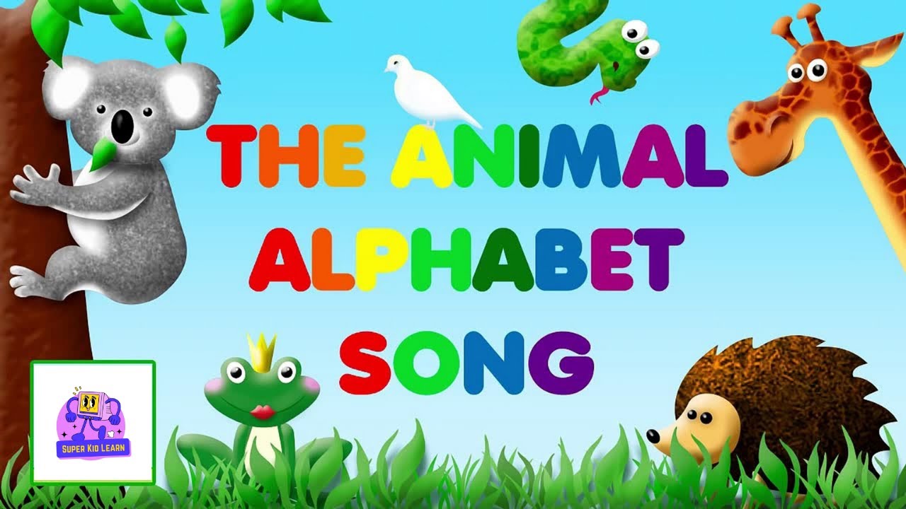 ABC Animal Name Song for Children | Learn Alphabets for Kids with Little Animals with Alphabet Names
