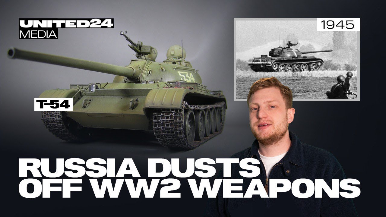 Russia Revives World War II: T-54 and T-55 Tanks from the 1940s and 50s are Fighting Again