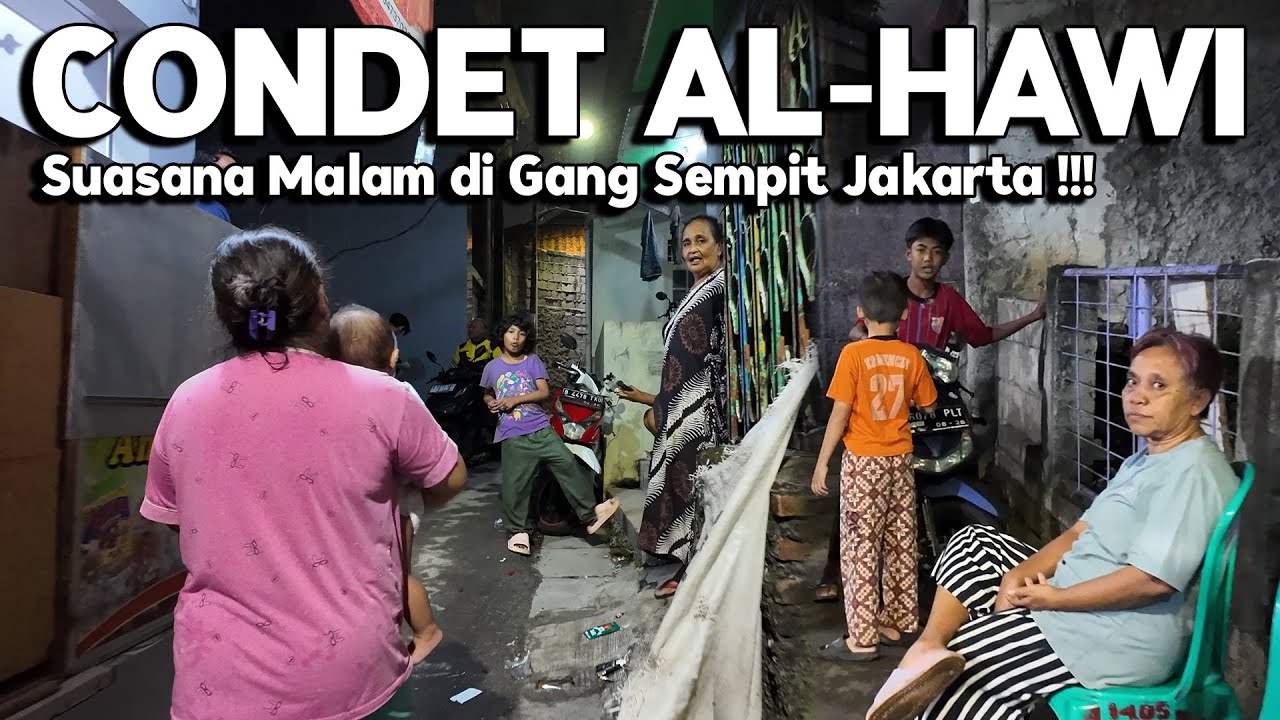 Suasana Malam Di Permukiman Padat daerah Condet Jakarta Timur | Real Life in Jakarta Indonesia