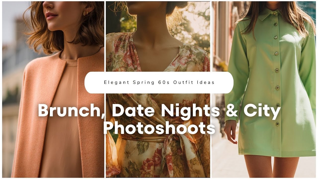 🌷 Elegant Spring 60s Outfit Ideas for Brunch, Date Nights & City Photoshoots! 👗