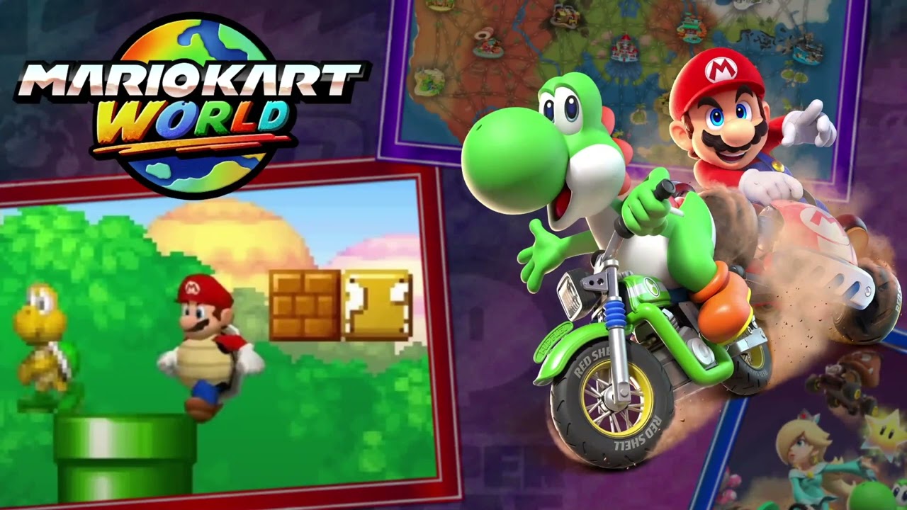 Overworld Theme [New Super Mario Bros.] - Mario Kart World (Slowed Down)