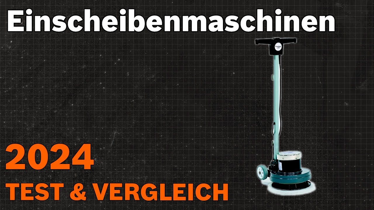 TOP–7. Die besten Einscheibenmaschinen. Test & Vergleich 2024 | Deutsch