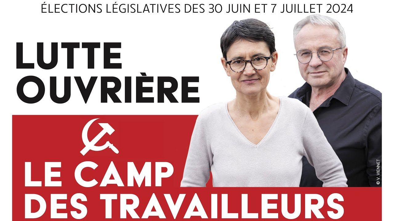 Meeting de Nathalie Arthaud et de Jean-Pierre Mercier le samedi 22 juin 2024