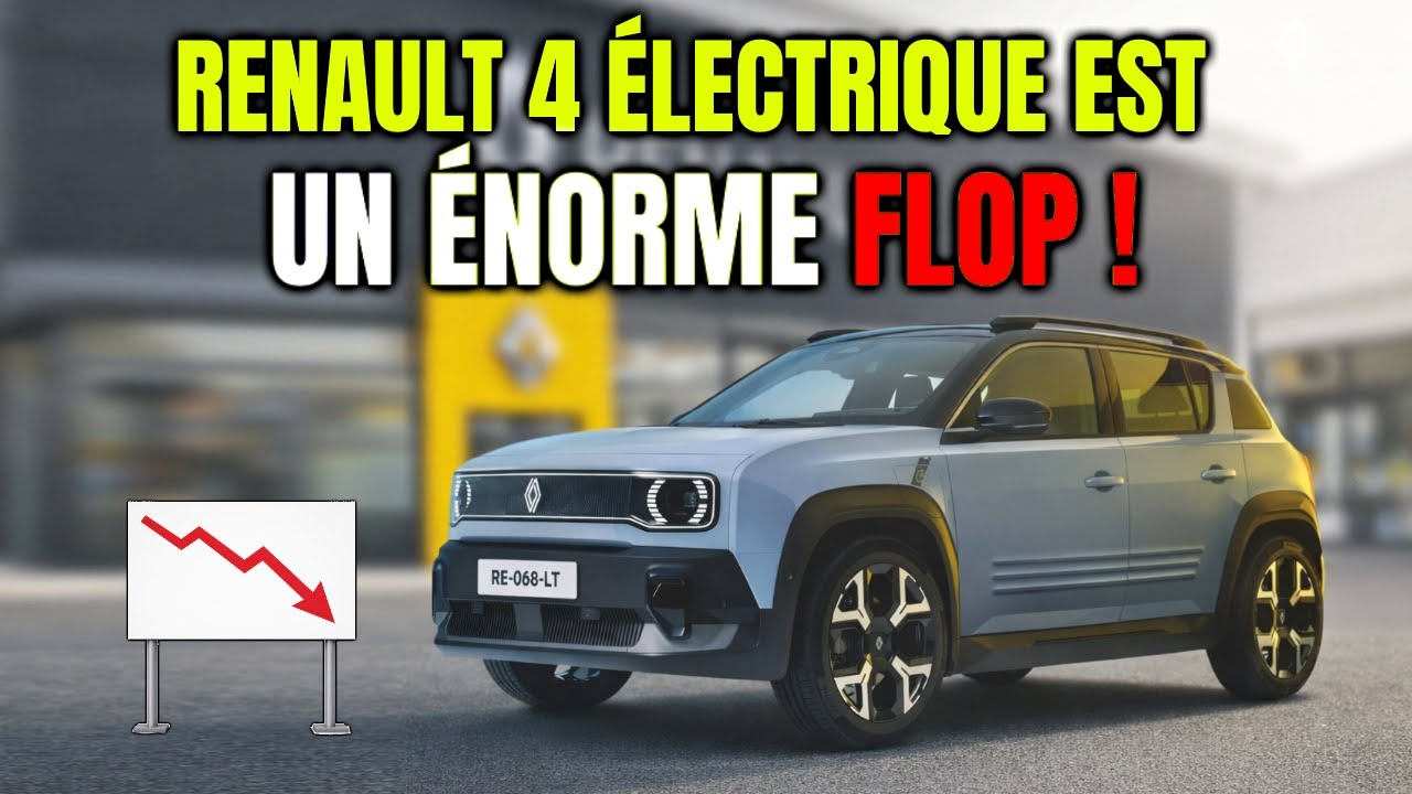 la RENAULT 4 &Eacute;LECTRIQUE EST UN &Eacute;NORME FLOP !