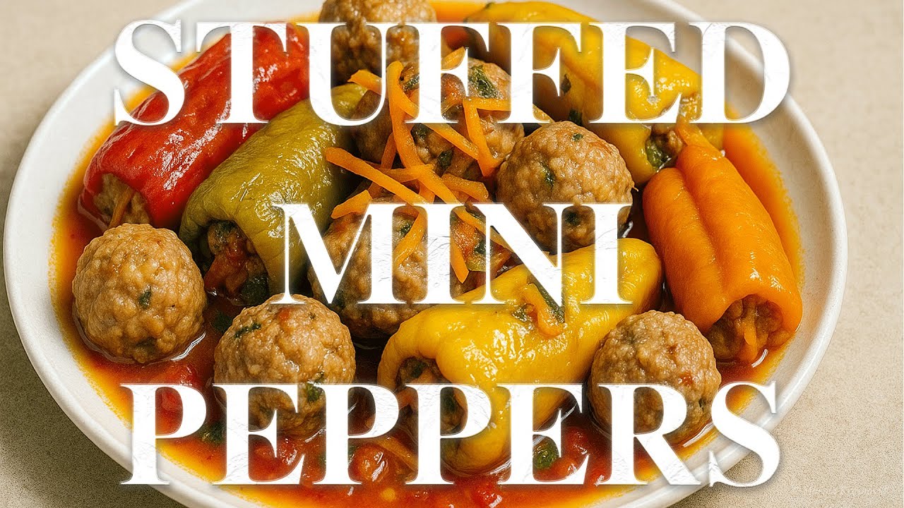 The Best Stuffed Mini Peppers You’ll Ever Make | Simple & Delicious