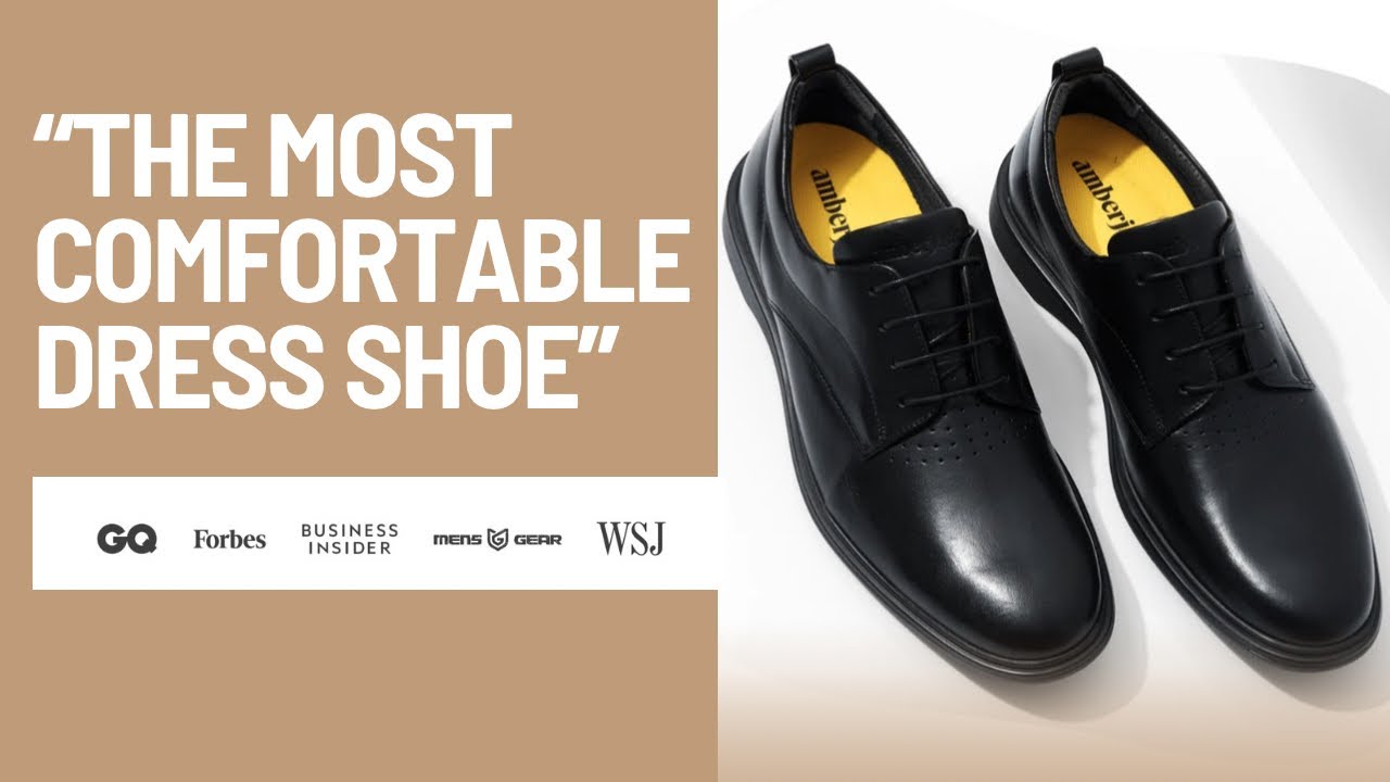 Trying the Most Comfortable Dress Shoe - AmberJack's Cap-Toe Obsidian Dress Shoe Review