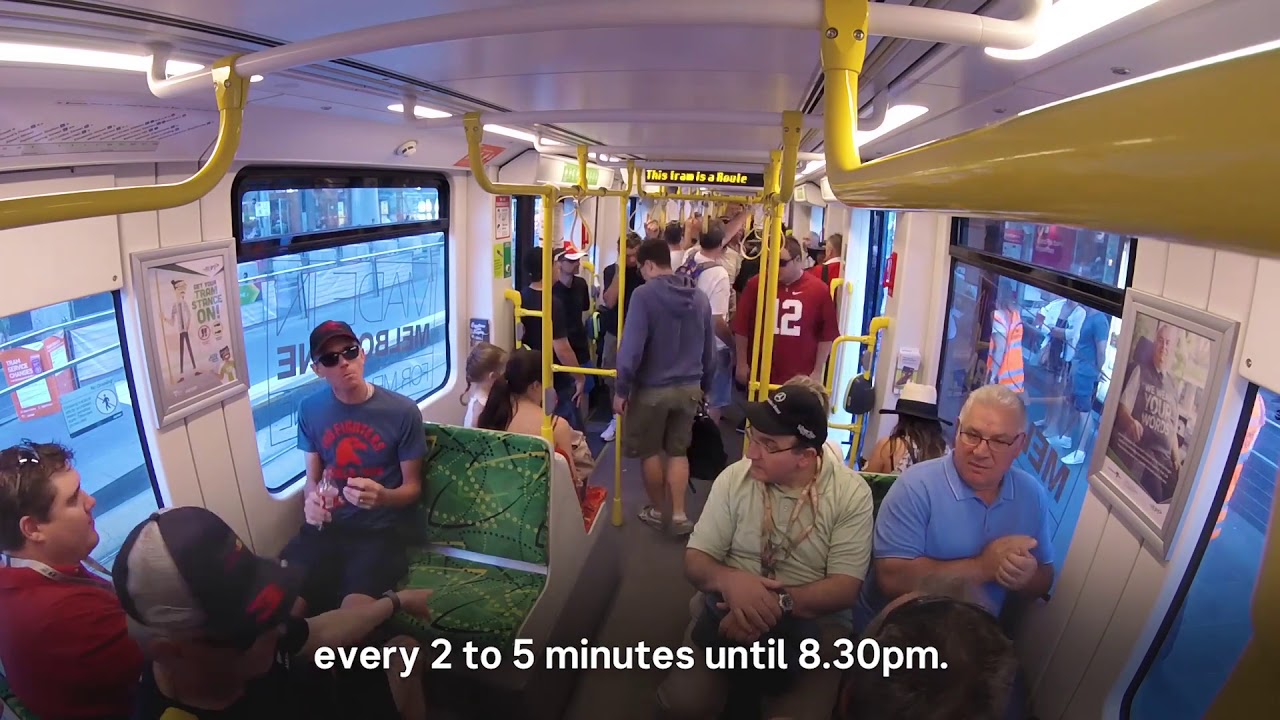 Extra trams to the Australian Grand Prix