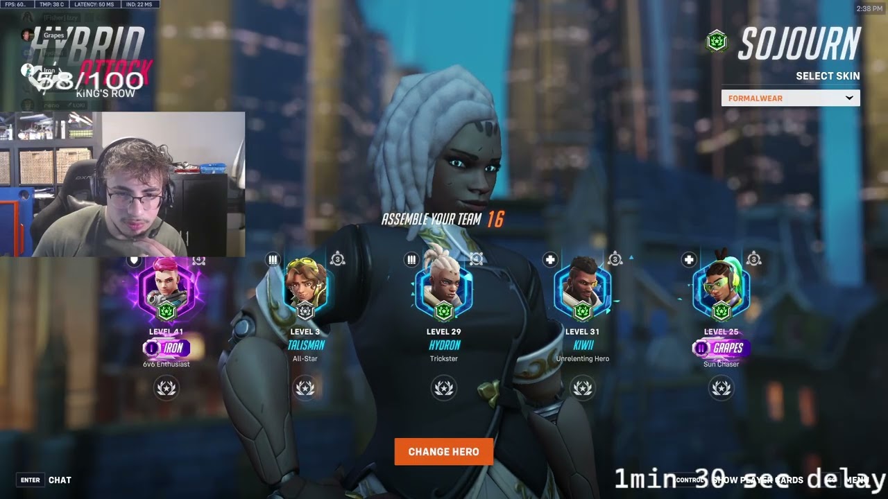 20 тыс. урона! HYDRON — SOJOURN — это круто! OVERWATCH 2: ГЕЙМПЛЕЙ 19 СЕЗОНА