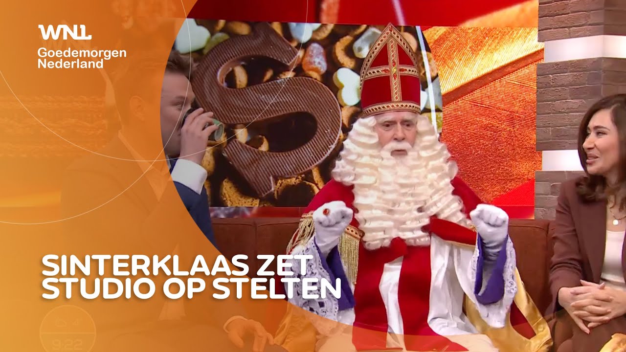 Sinterklaas breekt de tent af bij Goedemorgen Nederland