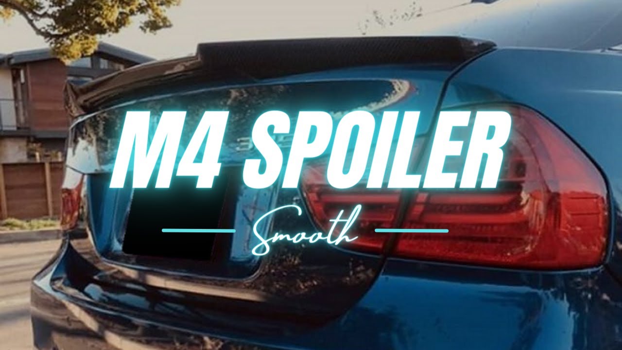 INSTALLING BMW E90 M4 Style Trunk Spoiler