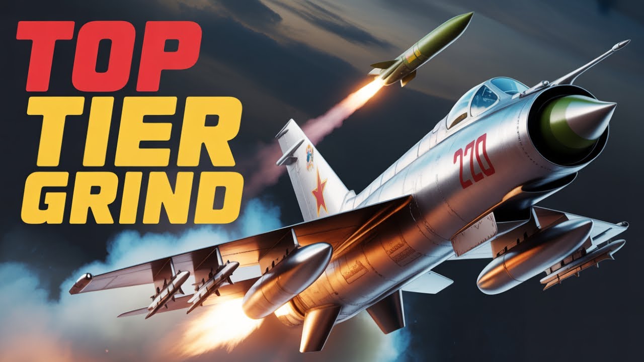 War Thunder LIVE ✈️ MiG-21 Lazur-M GRIND