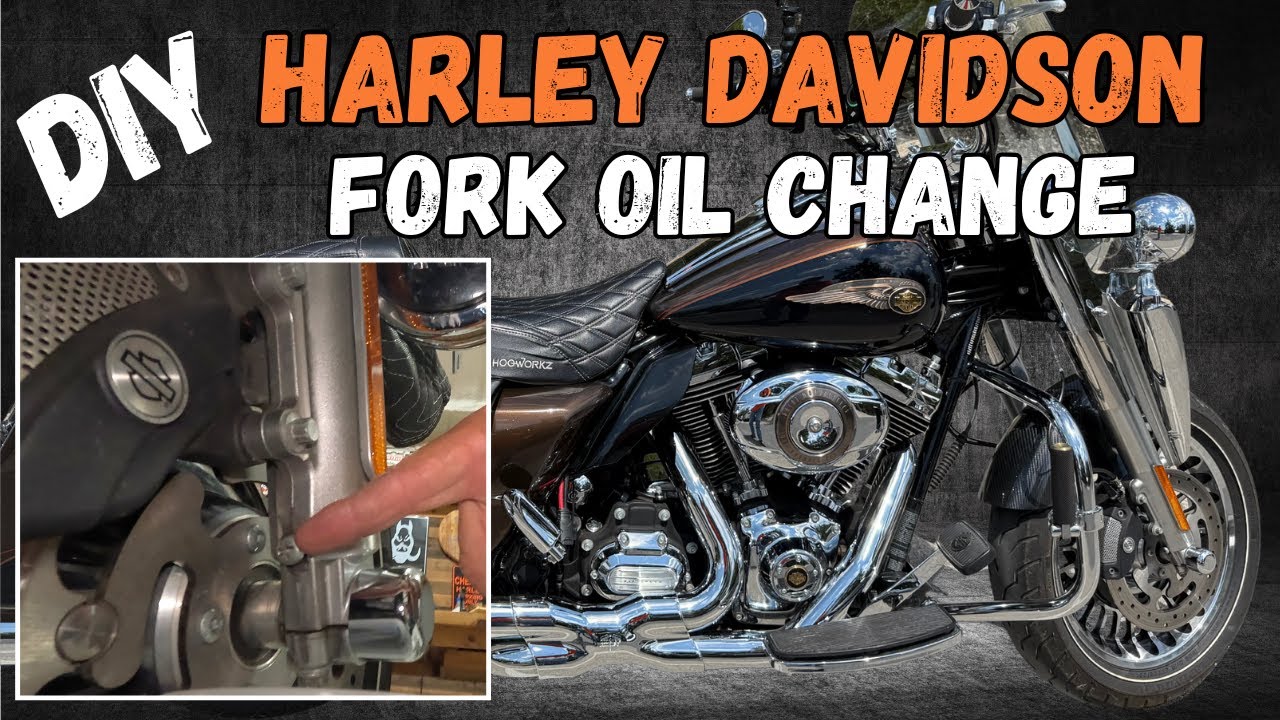 Самостоятельная замена масла в вилке Harley Davidson | Сэкономьте сотни!
