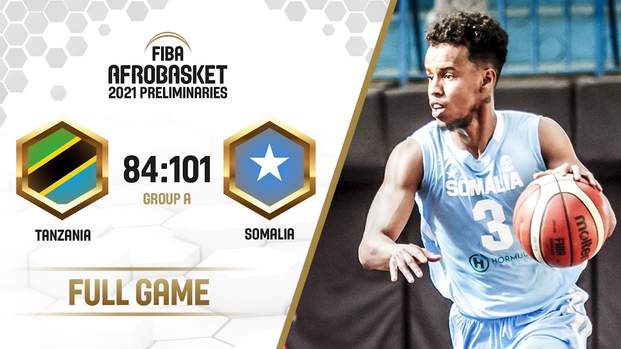 Tanzania v Somalia - Full Game - FIBA AfroBasket  Preliminaries 2021