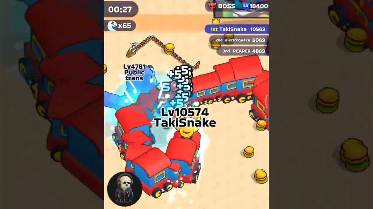 SNAKE CLASH gameplay walkthrough MAX LEVEL! BIG SNAKE BIG WORLD 🐍 #gaming 