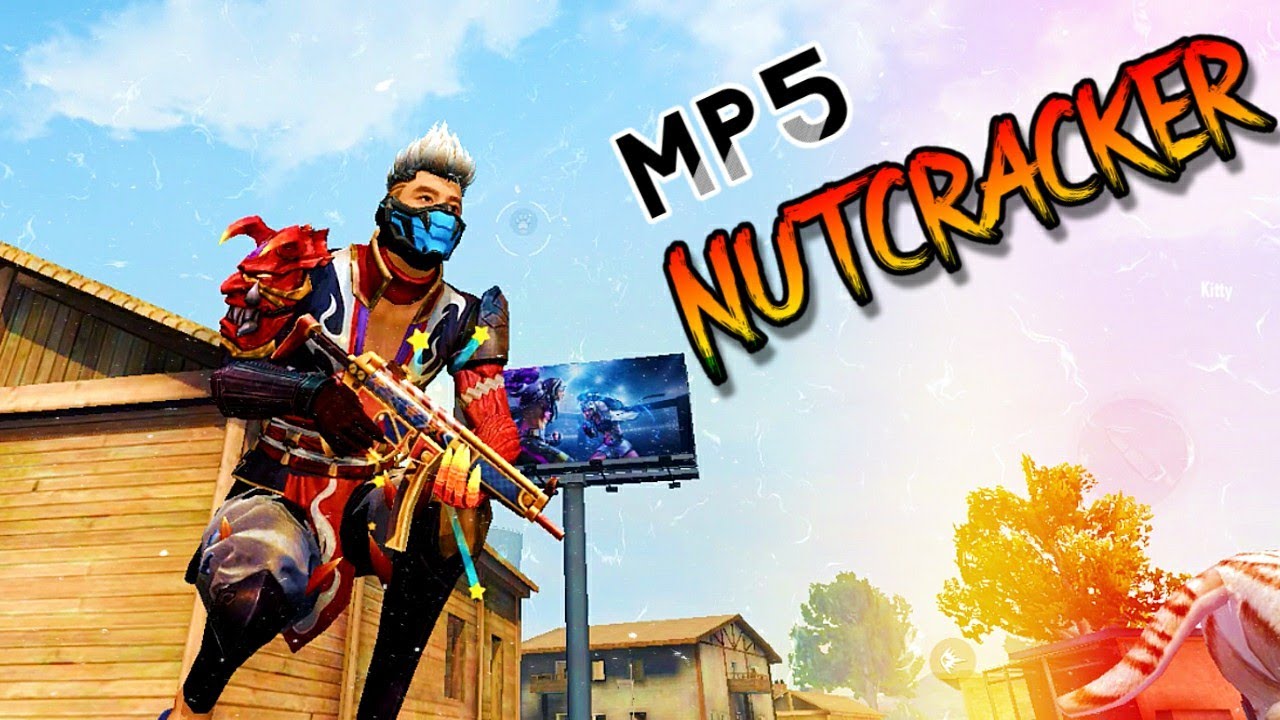 New mp5 skin gameplay | new weapon Royal in freefire | Mr.Nutcracker Mp5 skin gameplay freefire