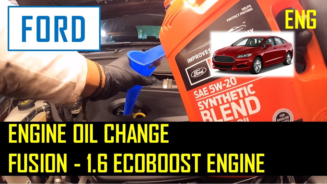 Ford Fusion (Mondeo) 1.6 Ecoboost Engine - Oil Change
