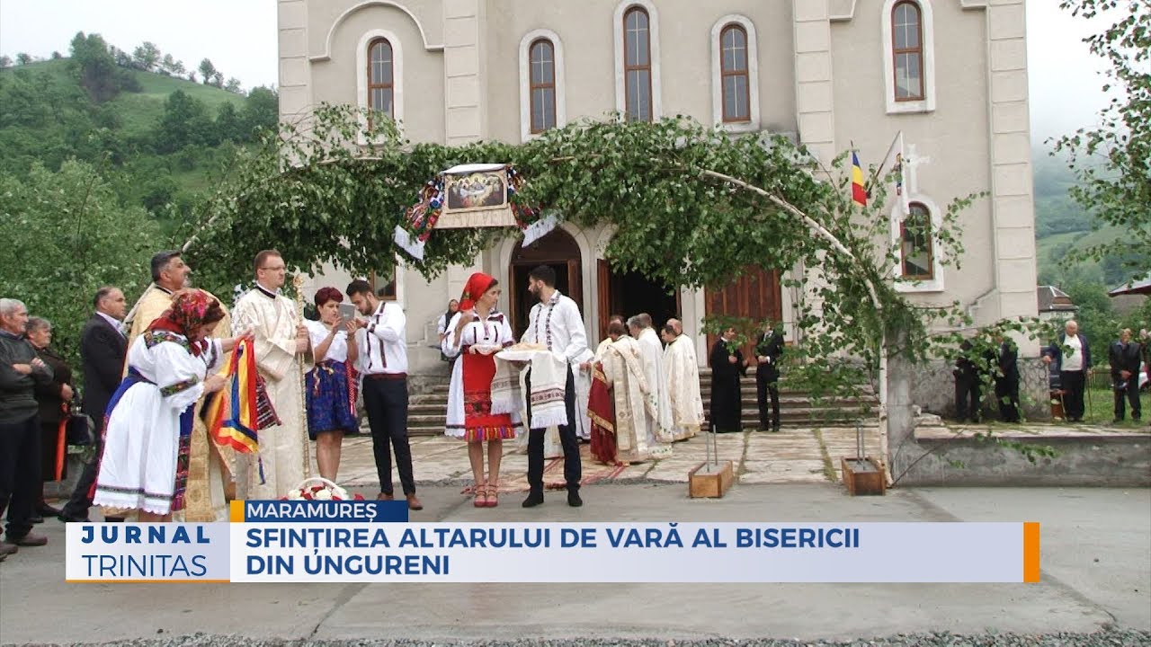 Sfințirea altarului de vară al bisericii din Ungureni