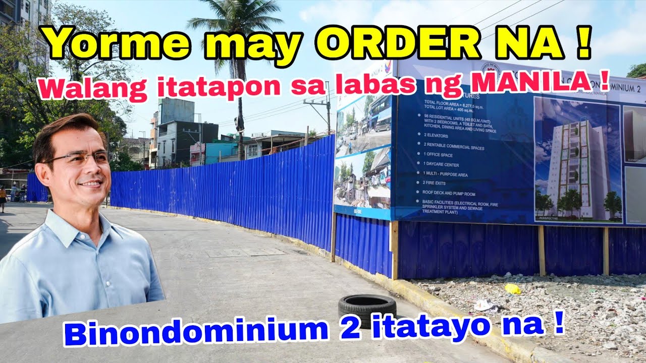 PABAHAY para sa Squatter CONDO style ! Walang itatapon sa labas ng MANILA ! Binondominium 2 Delpan